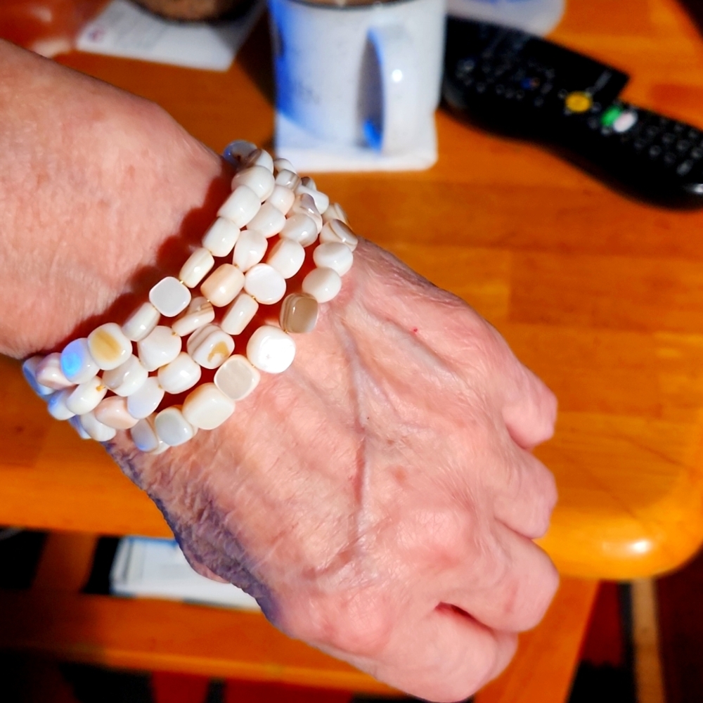 Mother of pearl bracelets